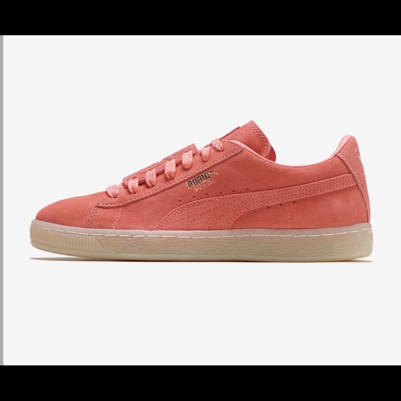 Puma Shoes - NIB Puma Suede Pink Sneakers